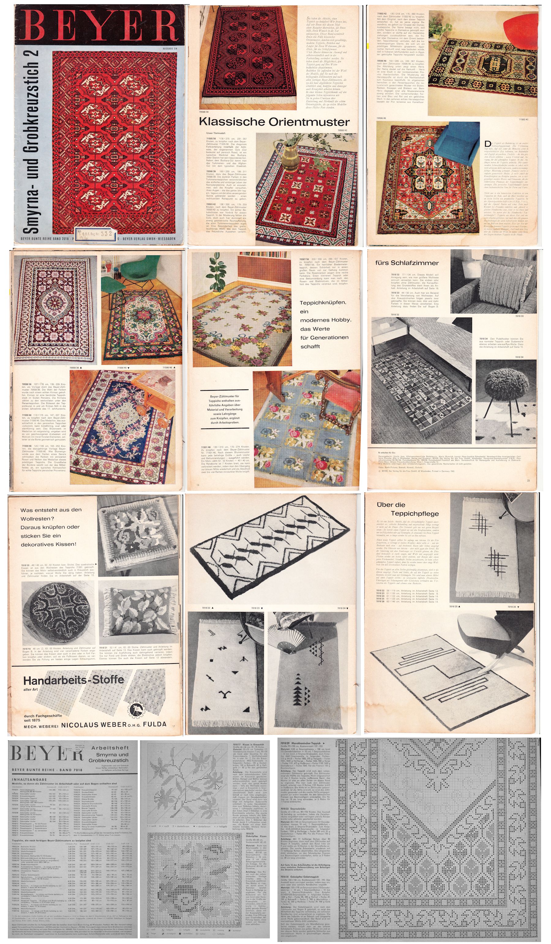 beye rug designs booklet